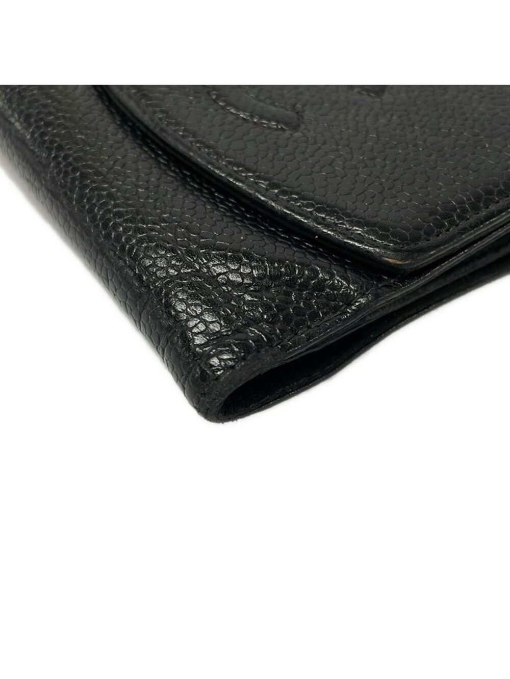 ★SOLD★ Chanel Hook Wallet Black CC Logo Gold - Picture 8 of 8